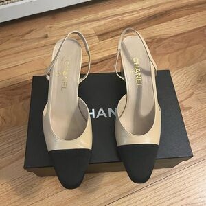 Chanel Slingback Heels
